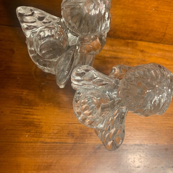 🔥 Vintage Solid Glass Angels Candlesticks🔥 - Picture 7 of 11